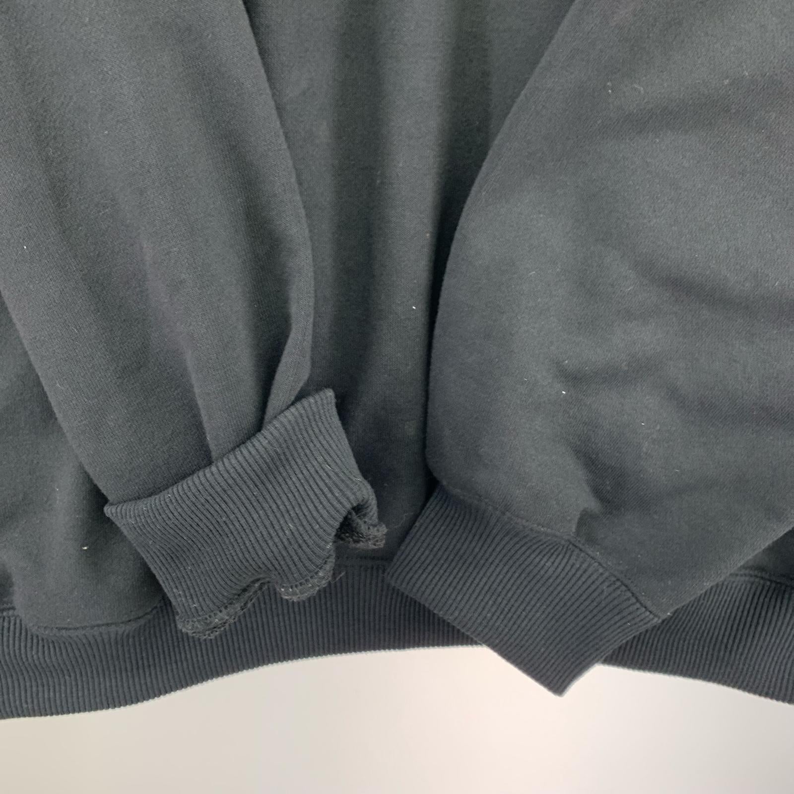 スウェット ハーフジップPO（L) L ブラック