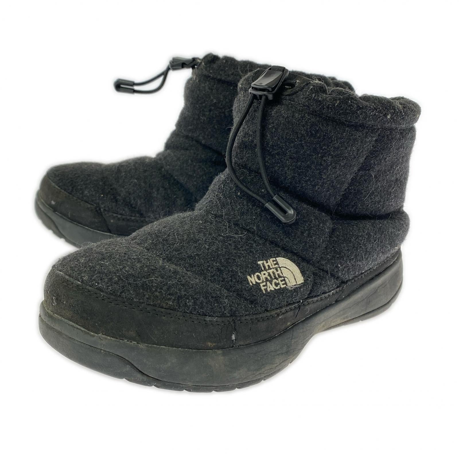 ブーツ THE NORTH FACE ヌプシブーティーウールVショートブーツ 24cm (US6 UK5 1/2 EU38) ブラック