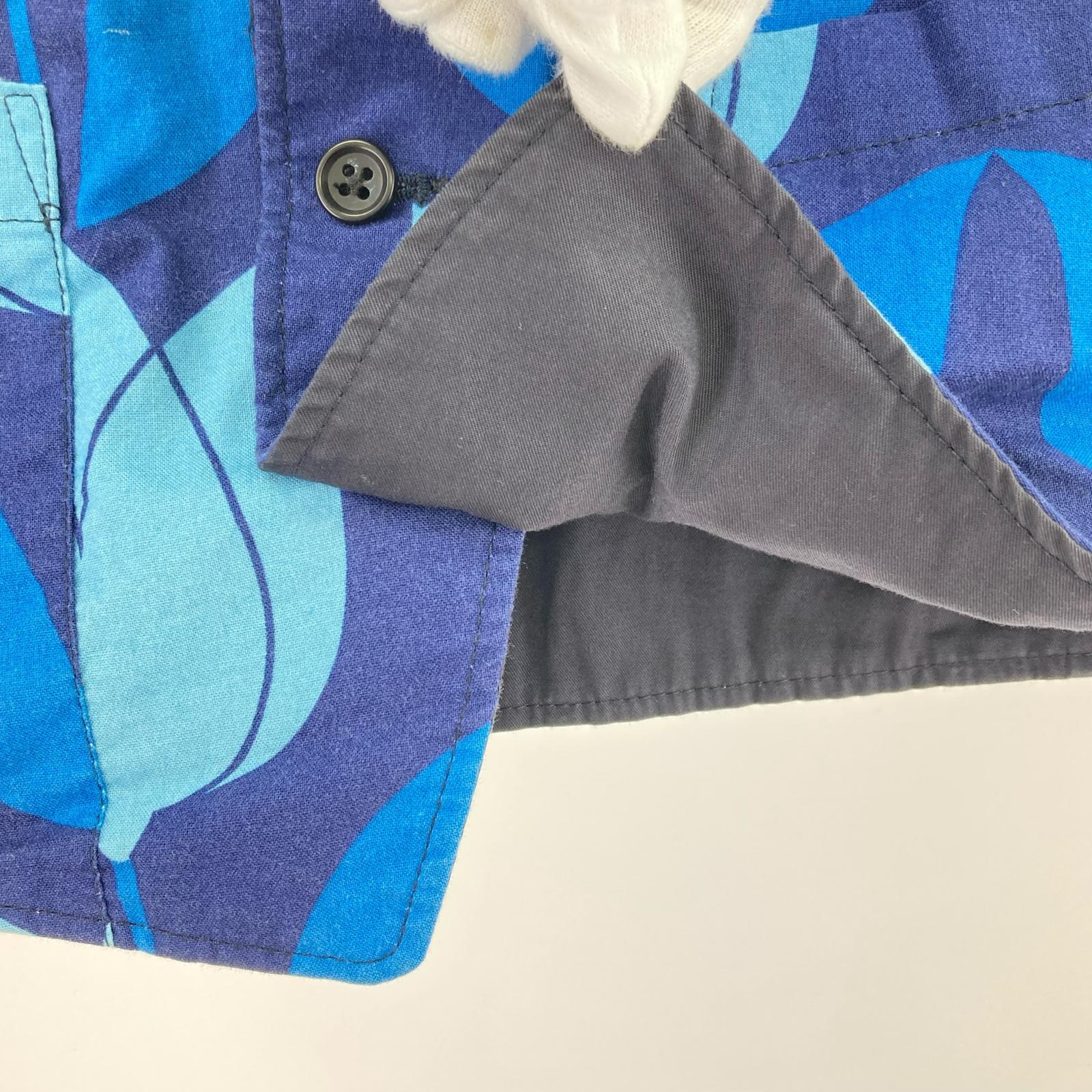 長袖シャツ Engineered Garments リバーシブルベスト 紺 (M) M