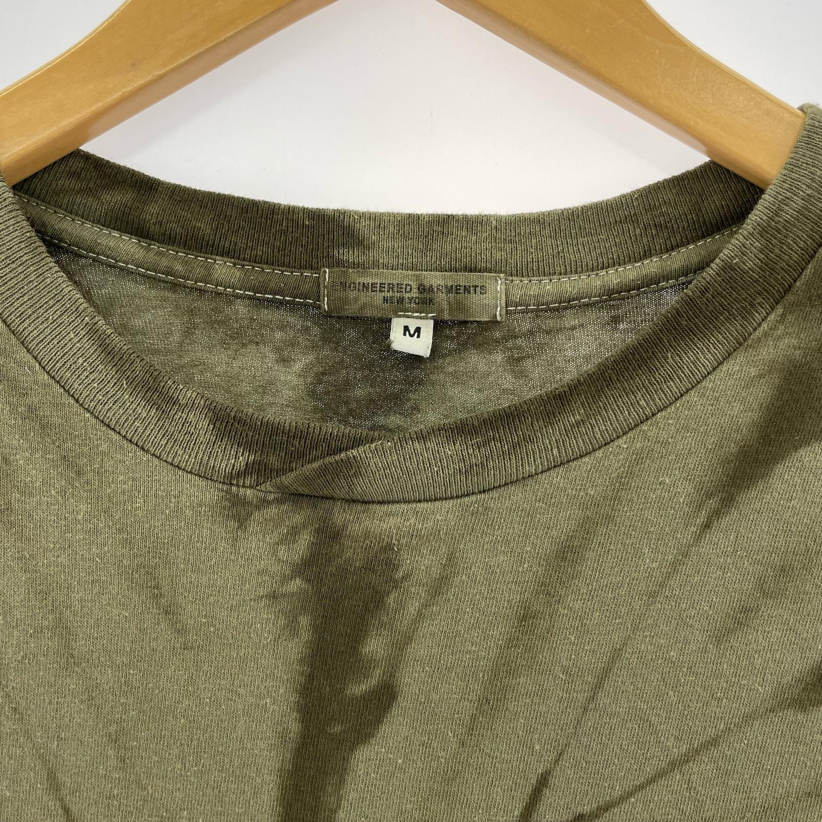 半袖Ｔシャツ Engineered Garments ポケット S/S TEE タイダイ染 緑 (M) M グリーン