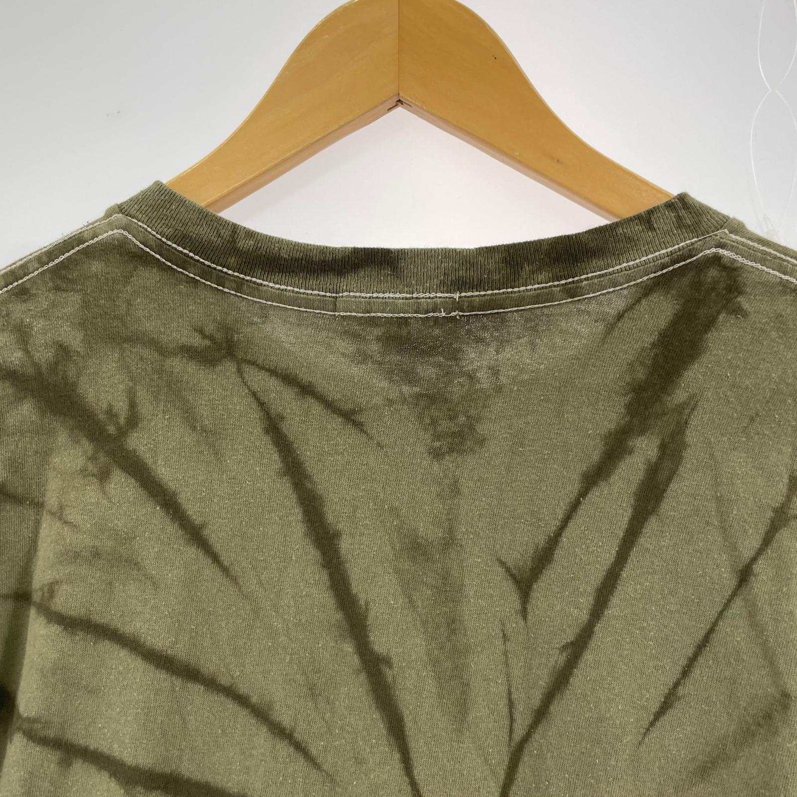 半袖Ｔシャツ Engineered Garments ポケット S/S TEE タイダイ染 緑 (M) M グリーン