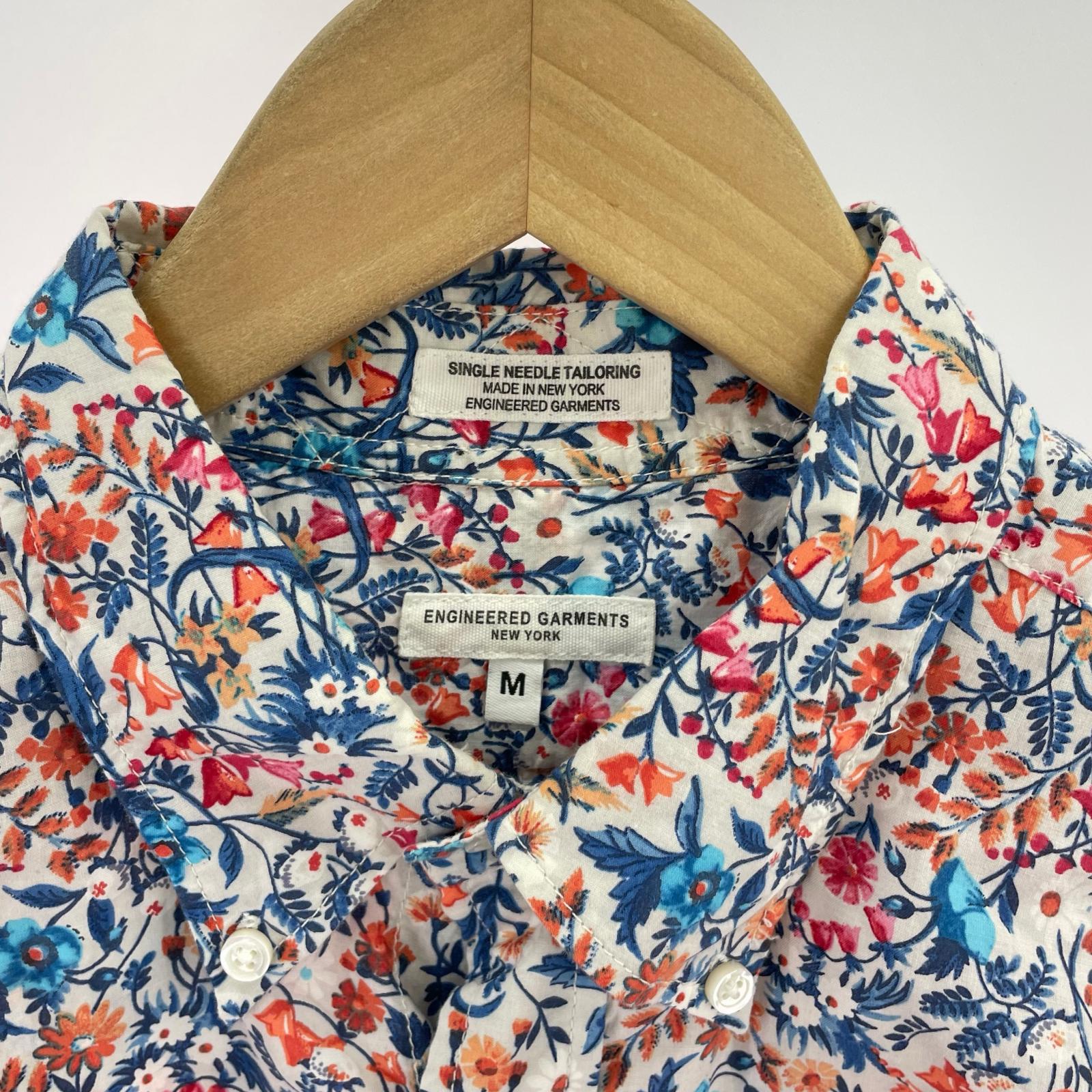 長袖シャツ Engineered Garments L/Sシャツ 花柄 (M) M