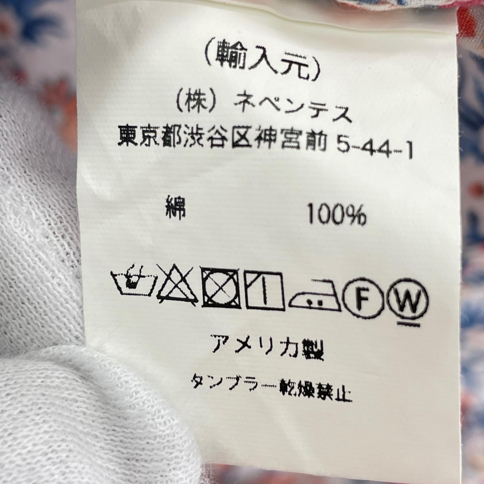 長袖シャツ Engineered Garments L/Sシャツ 花柄 (M) M