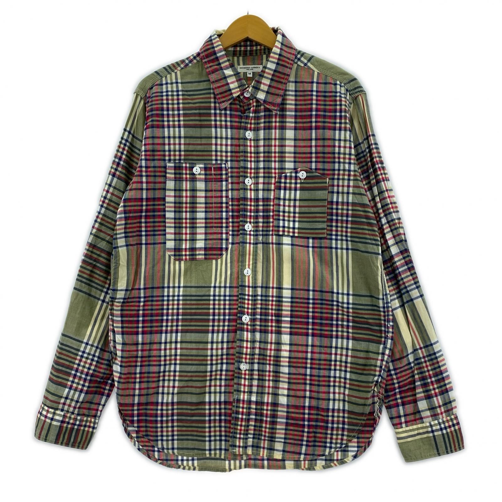 長袖シャツ Engineered Garments チェックシャツ (M) M