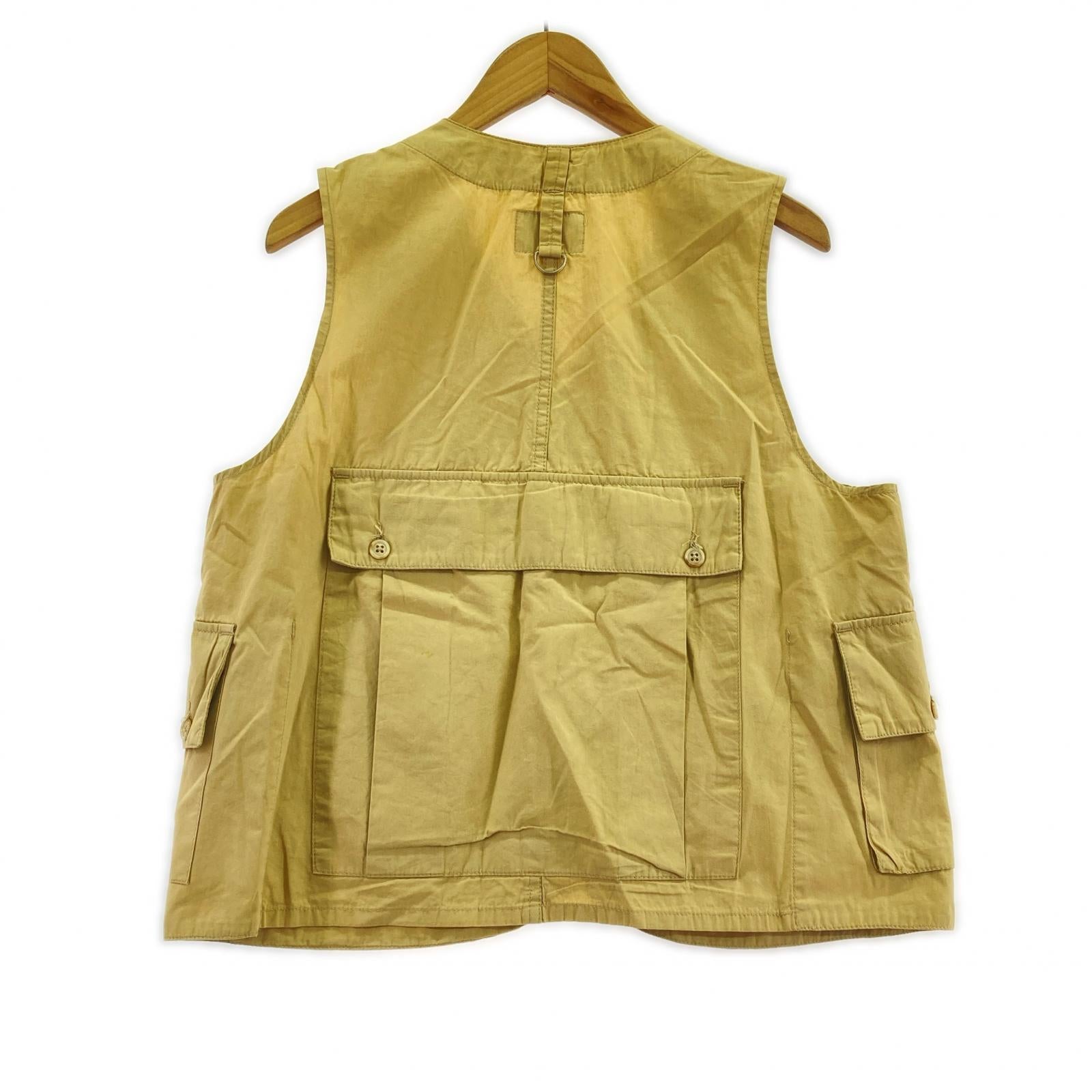長袖シャツ Engineered Garments ハンティングベスト ベージュ (S) S