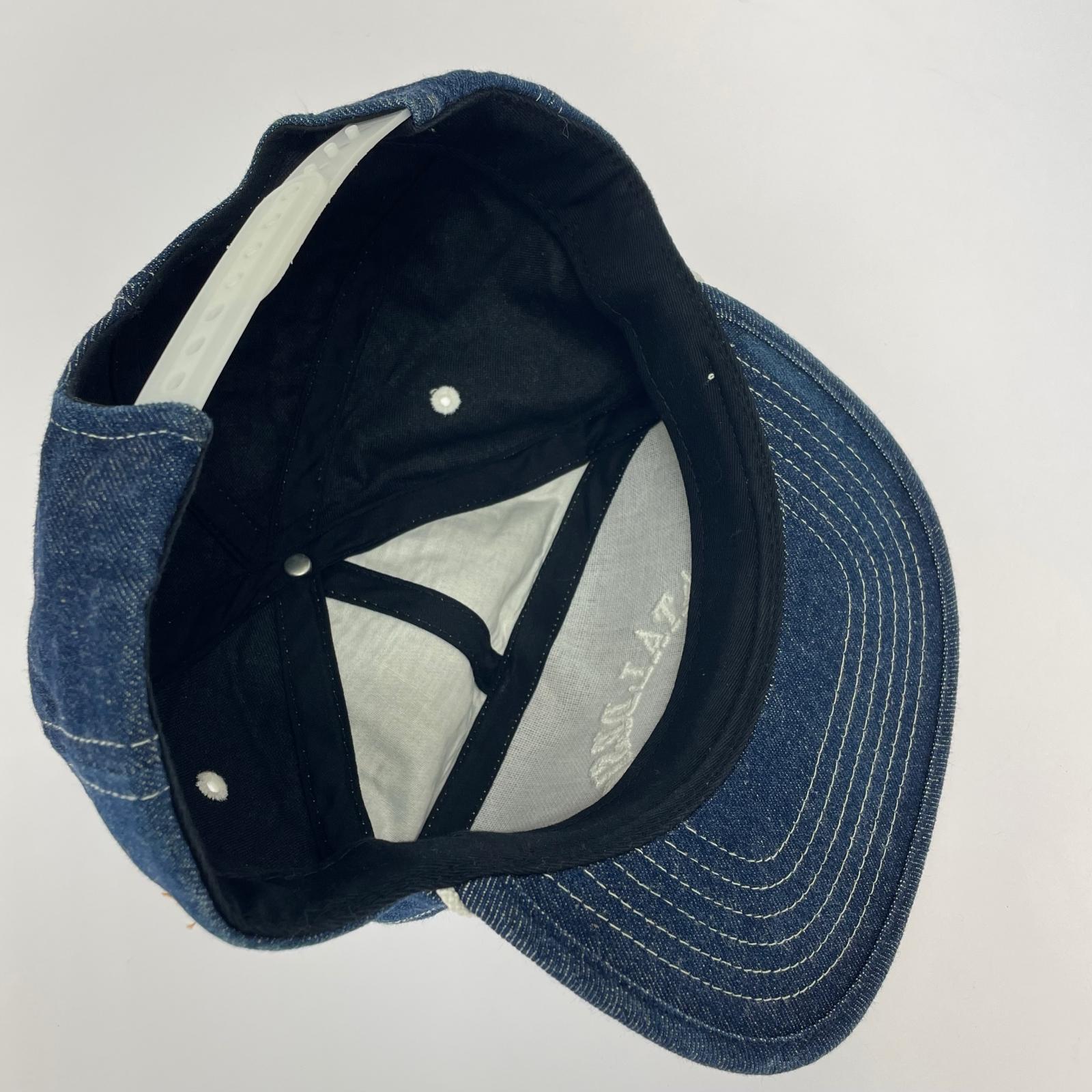 キャップ NATAL DESIGN デニムキャップ紺