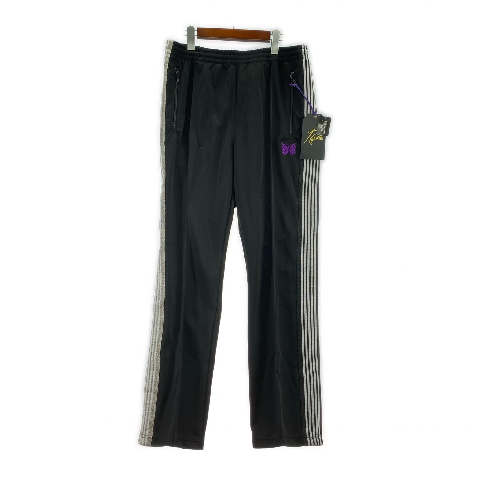 パンツ Needles FOREMOST別注 NARROW TRACK PANT M 黒 M ブラック