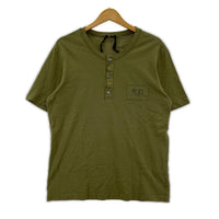 半袖Ｔシャツ ヘンリーネック カーキ L カーキ