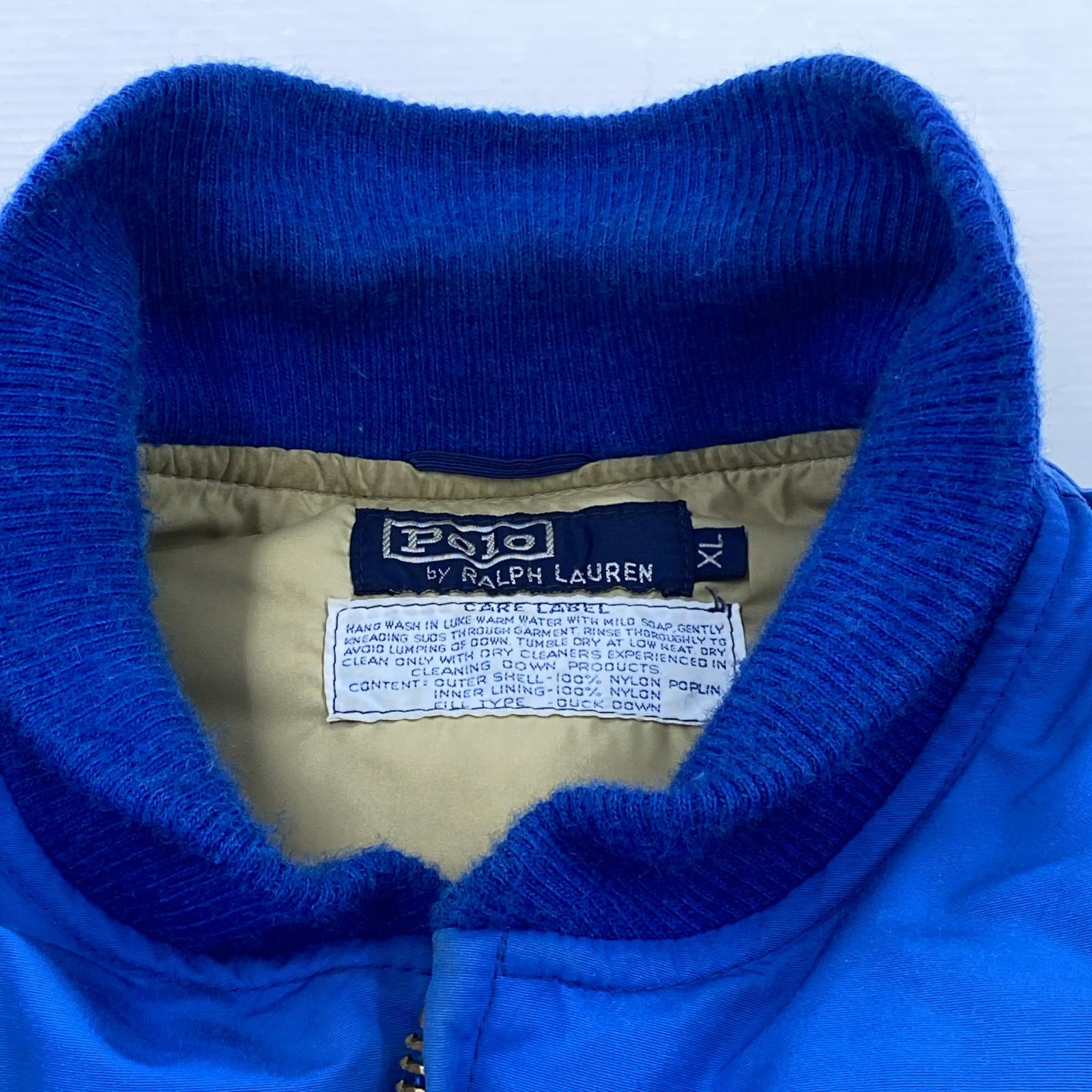 ダウンベスト 70s ダックダウンベスト 青 (XL) LL ブルー