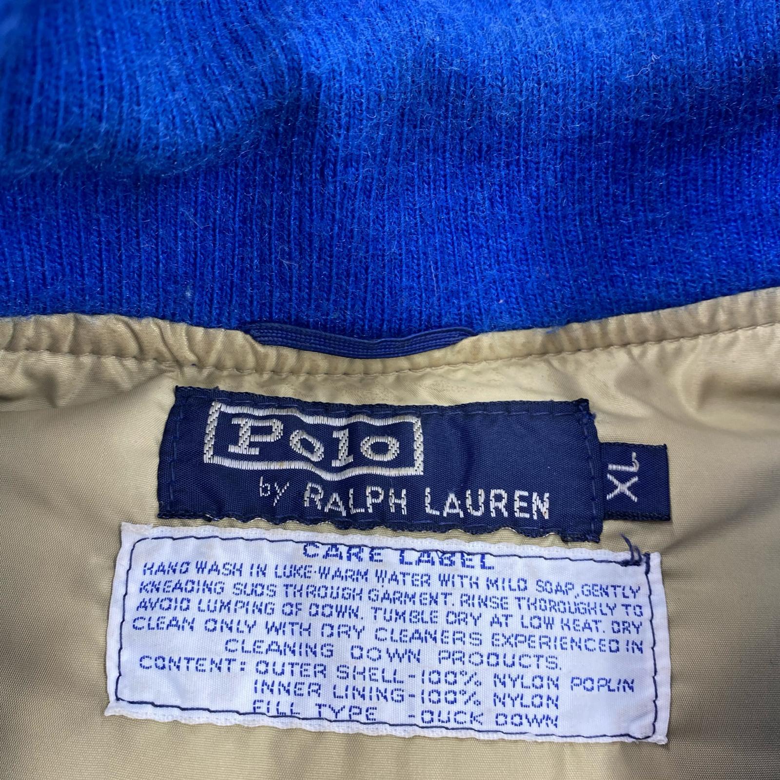 ダウンベスト 70s ダックダウンベスト 青 (XL) LL ブルー