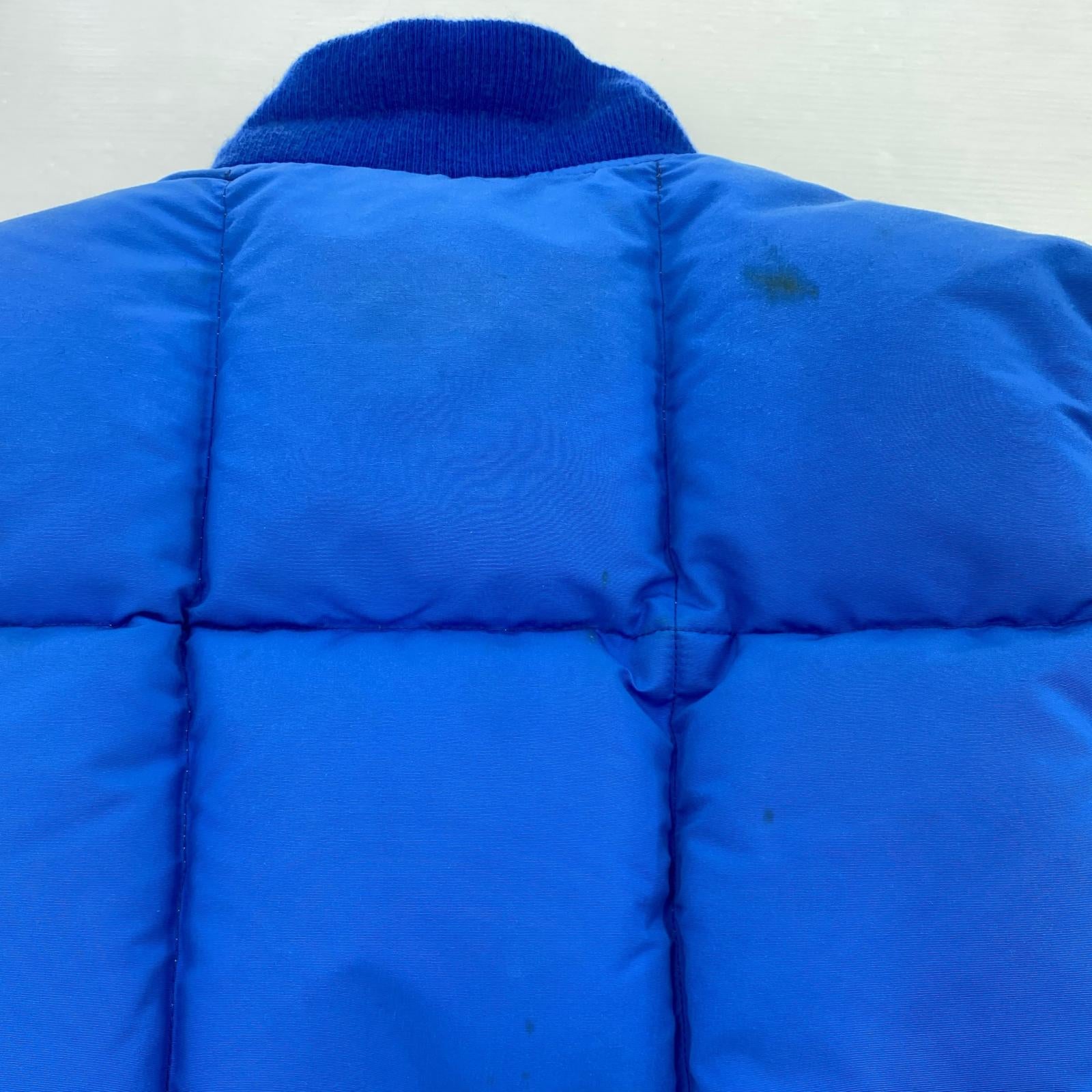 ダウンベスト 70s ダックダウンベスト 青 (XL) LL ブルー