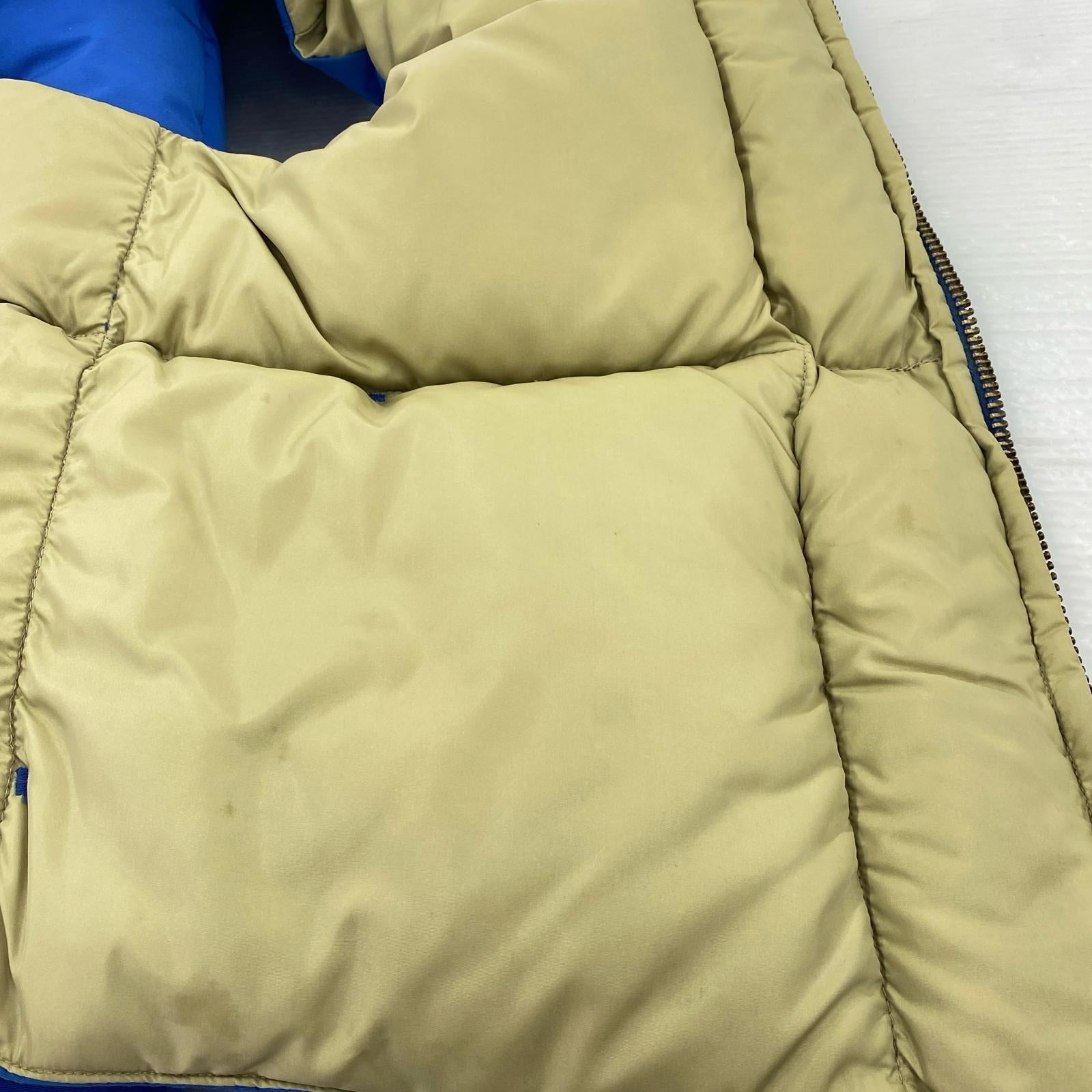 ダウンベスト 70s ダックダウンベスト 青 (XL) LL ブルー