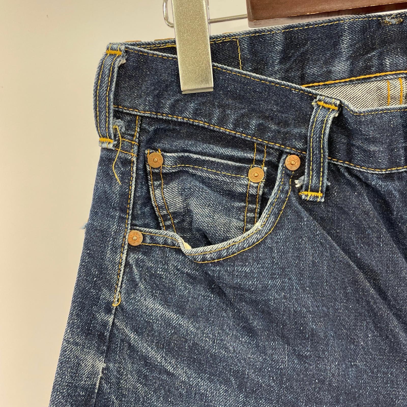 デニムパンツ 501xx ボタン裏555 バレンシア復刻 W31 L36 31 ブルー