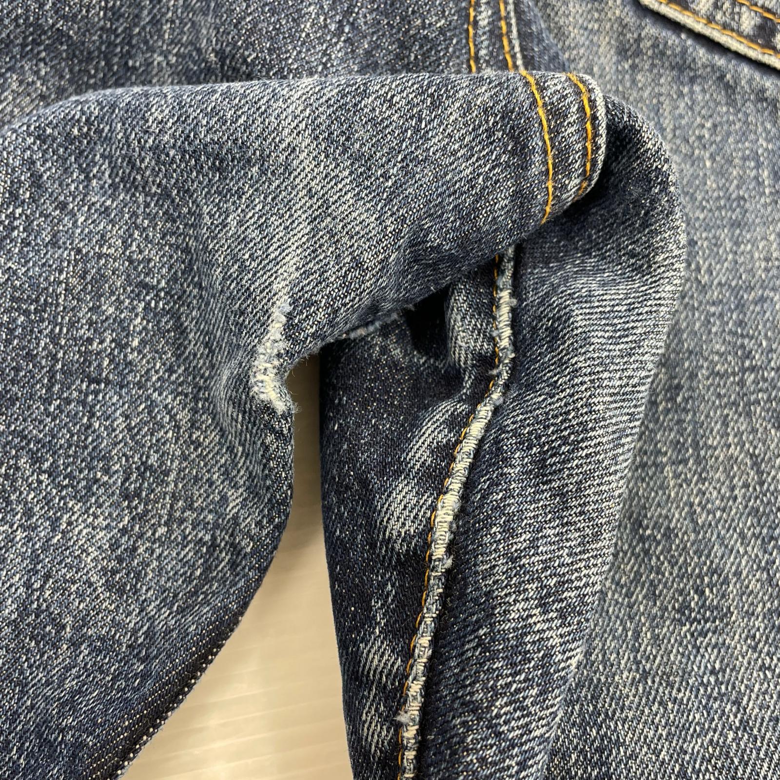 デニムパンツ 501xx ボタン裏555 バレンシア復刻 W31 L36 31 ブルー
