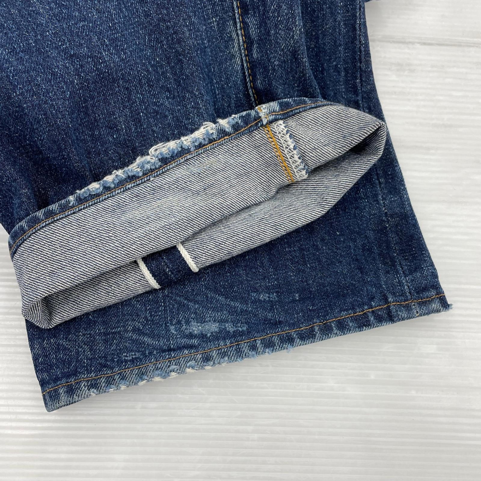 デニムパンツ 501xx ボタン裏555 バレンシア復刻 W31 L36 31 ブルー