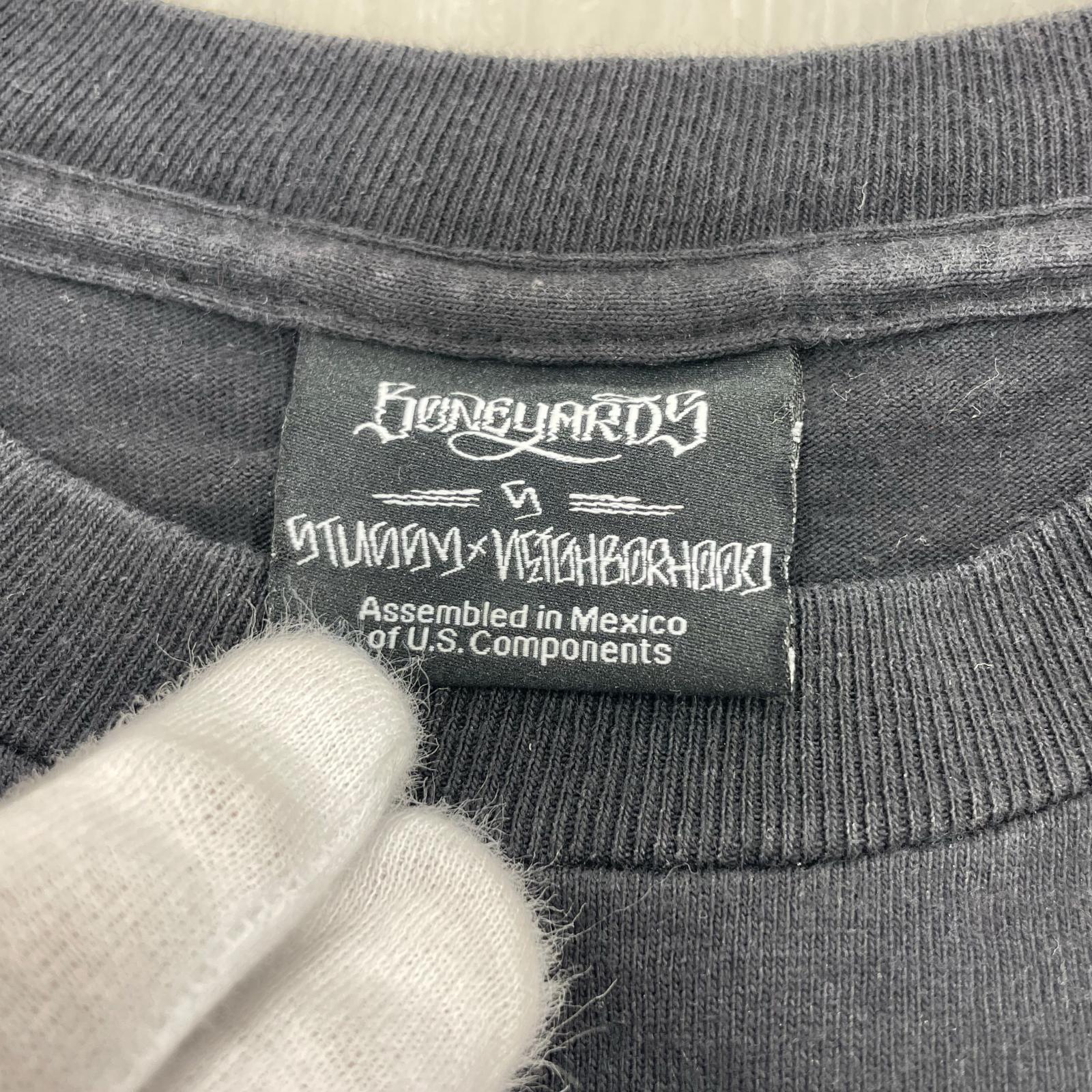 半袖Ｔシャツ NEIGHBORHOOD × BONEYARDS S ブラック