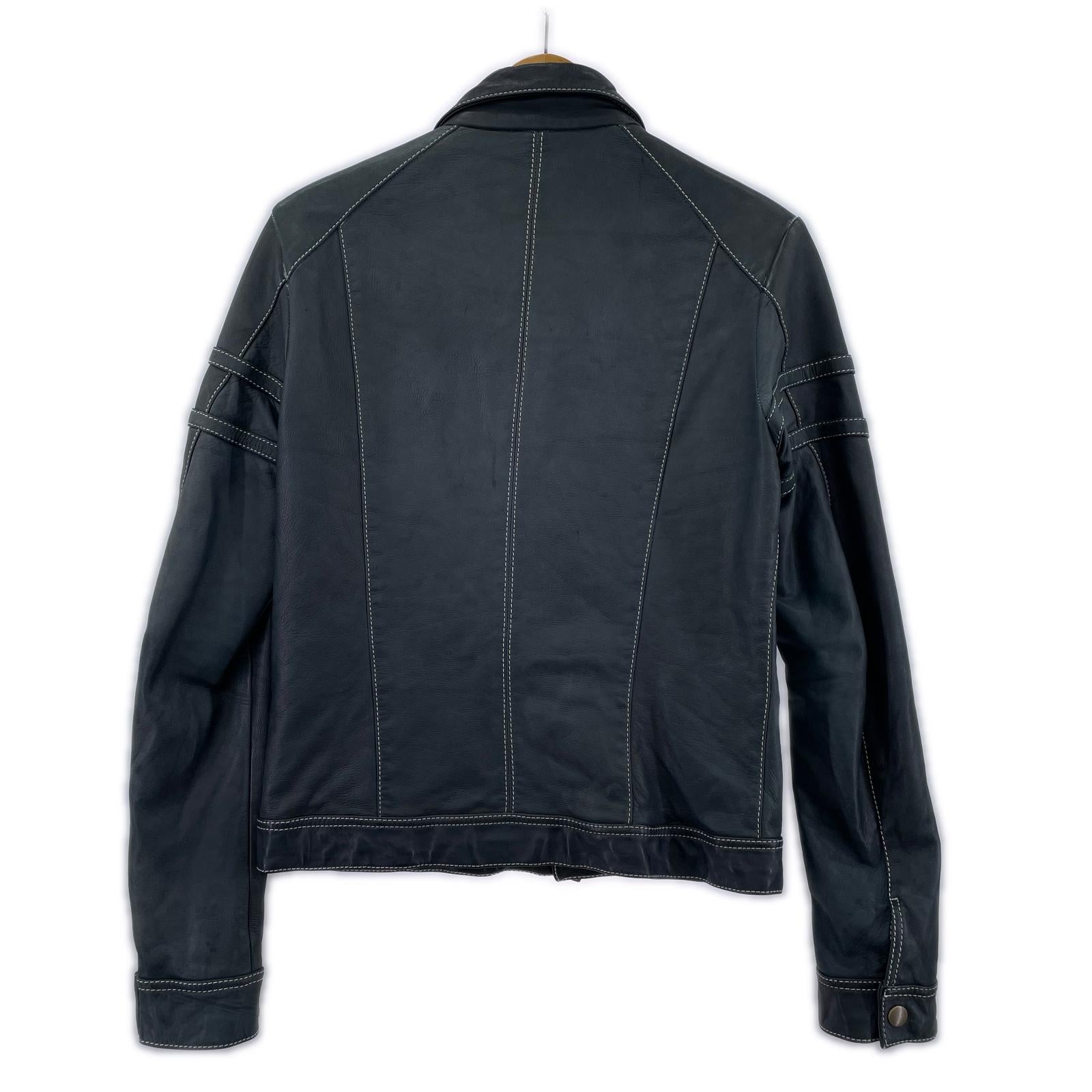 レザージャケット レザージャケット M グリーン