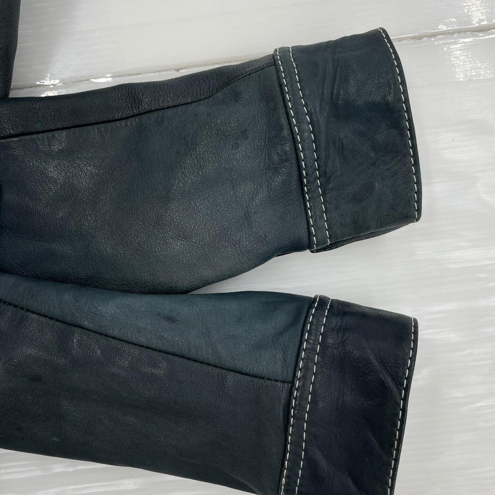 レザージャケット レザージャケット M グリーン