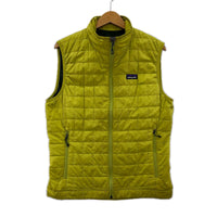 ダウンベスト nano puff down vest S GRN S