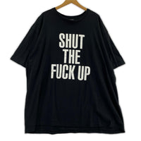 半袖Ｔシャツ Number (N)ine Shut Up Tee　XXL ブラック
