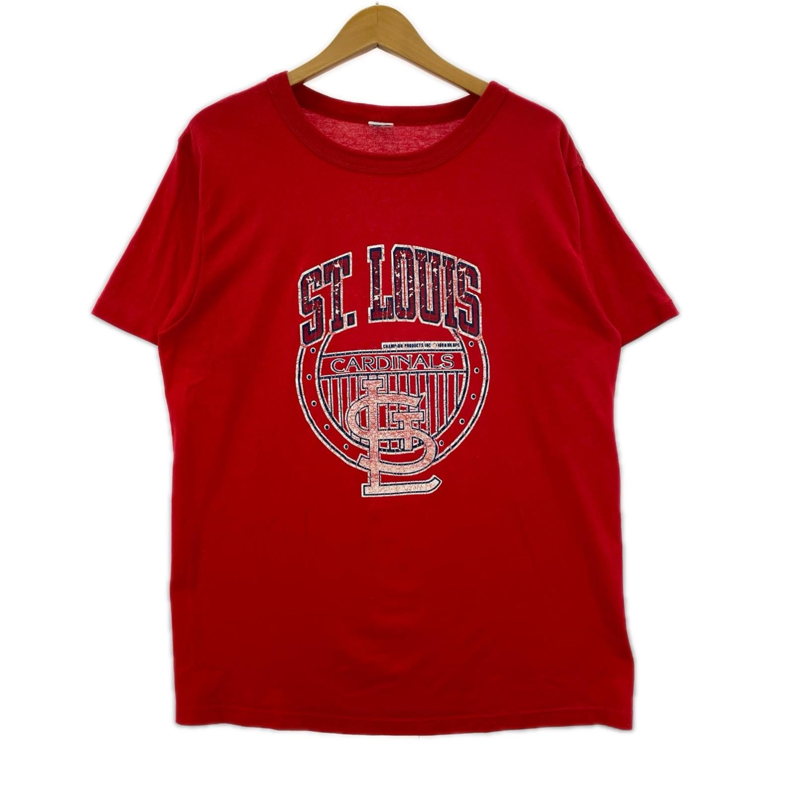 半袖Ｔシャツ 80s st.louis tee L レッド