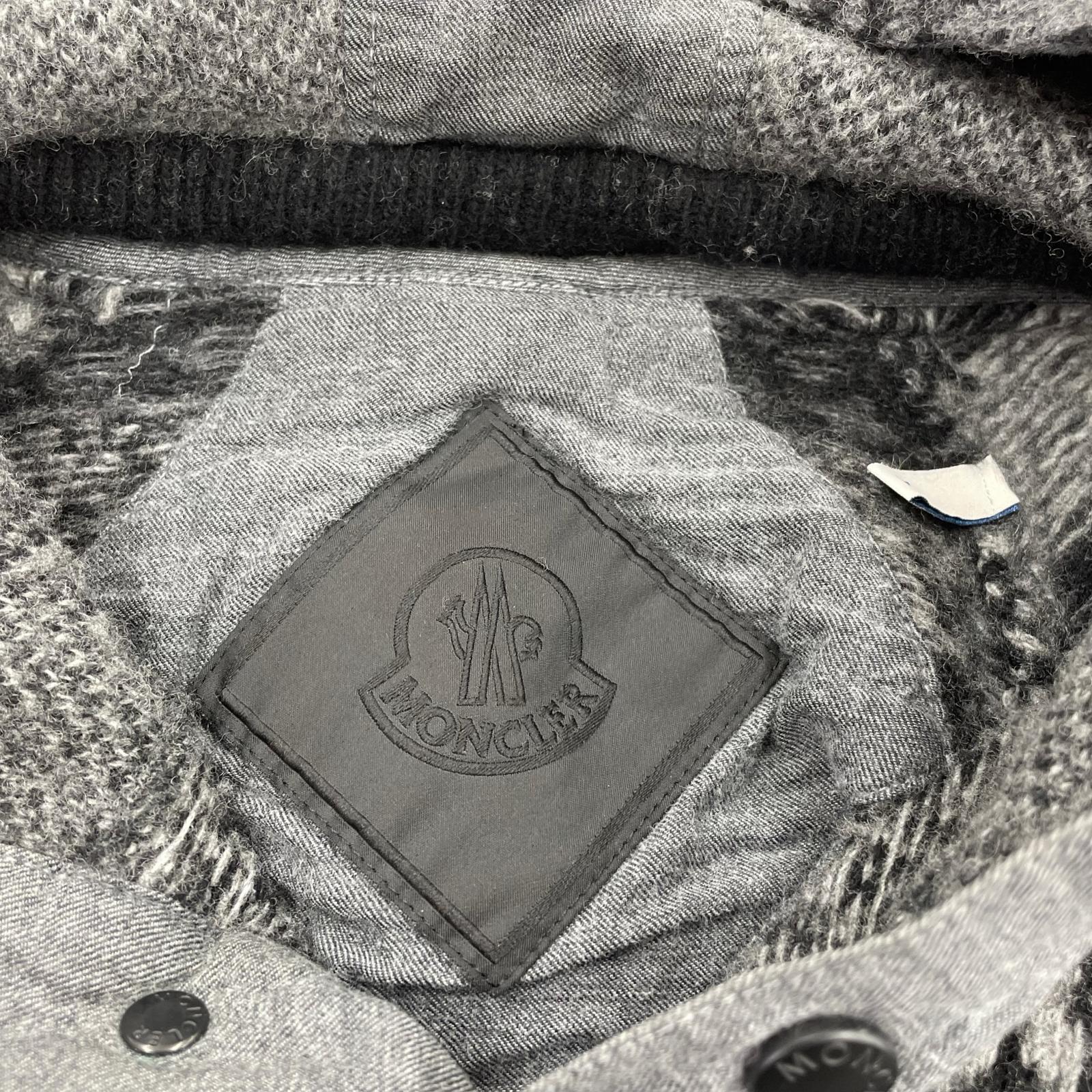 パーカー ×White Mountaineering ウール グレー (M) M ブラック