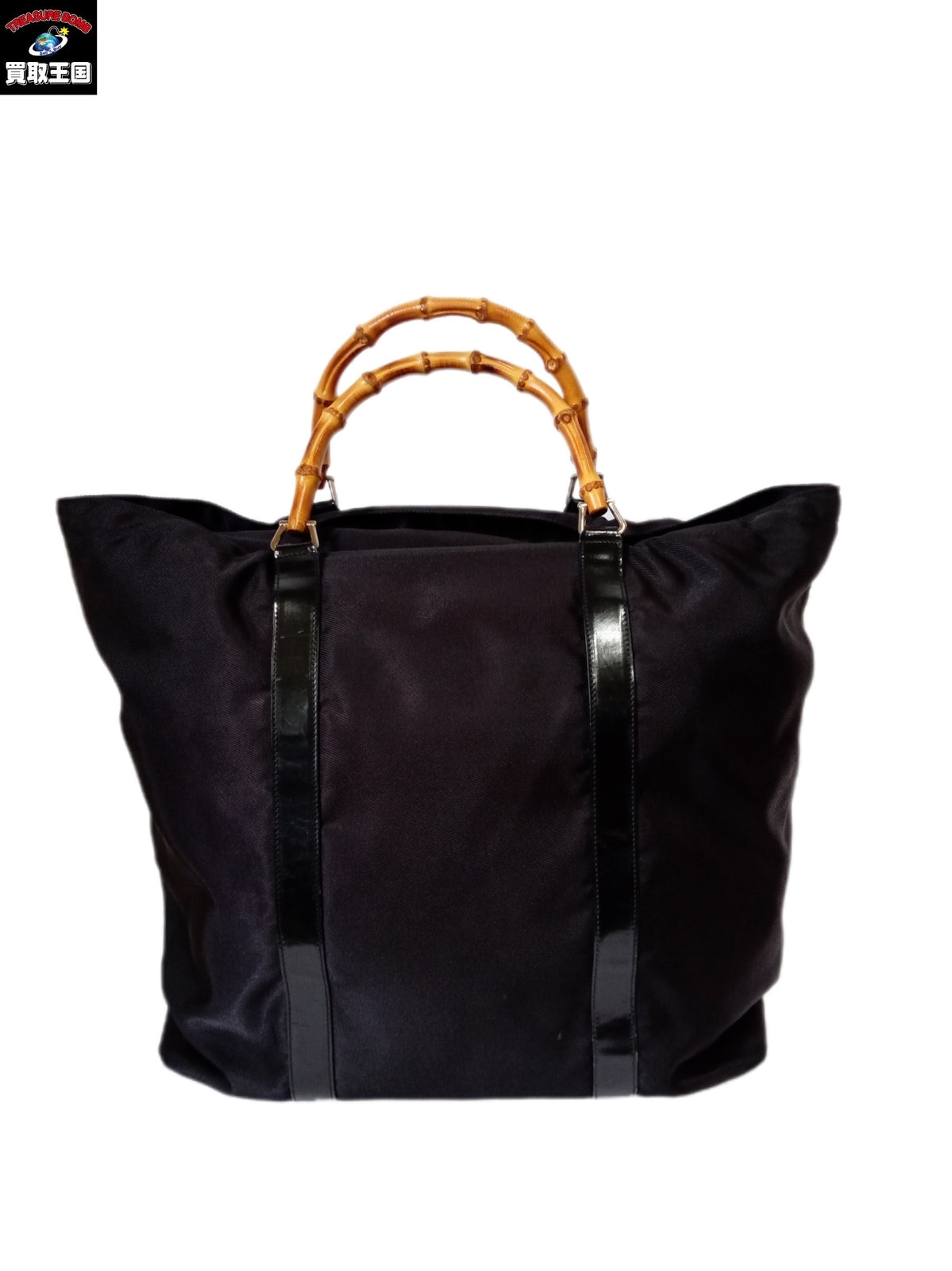GUCCI/バンブー ナイロンキャンバス トートバッグ