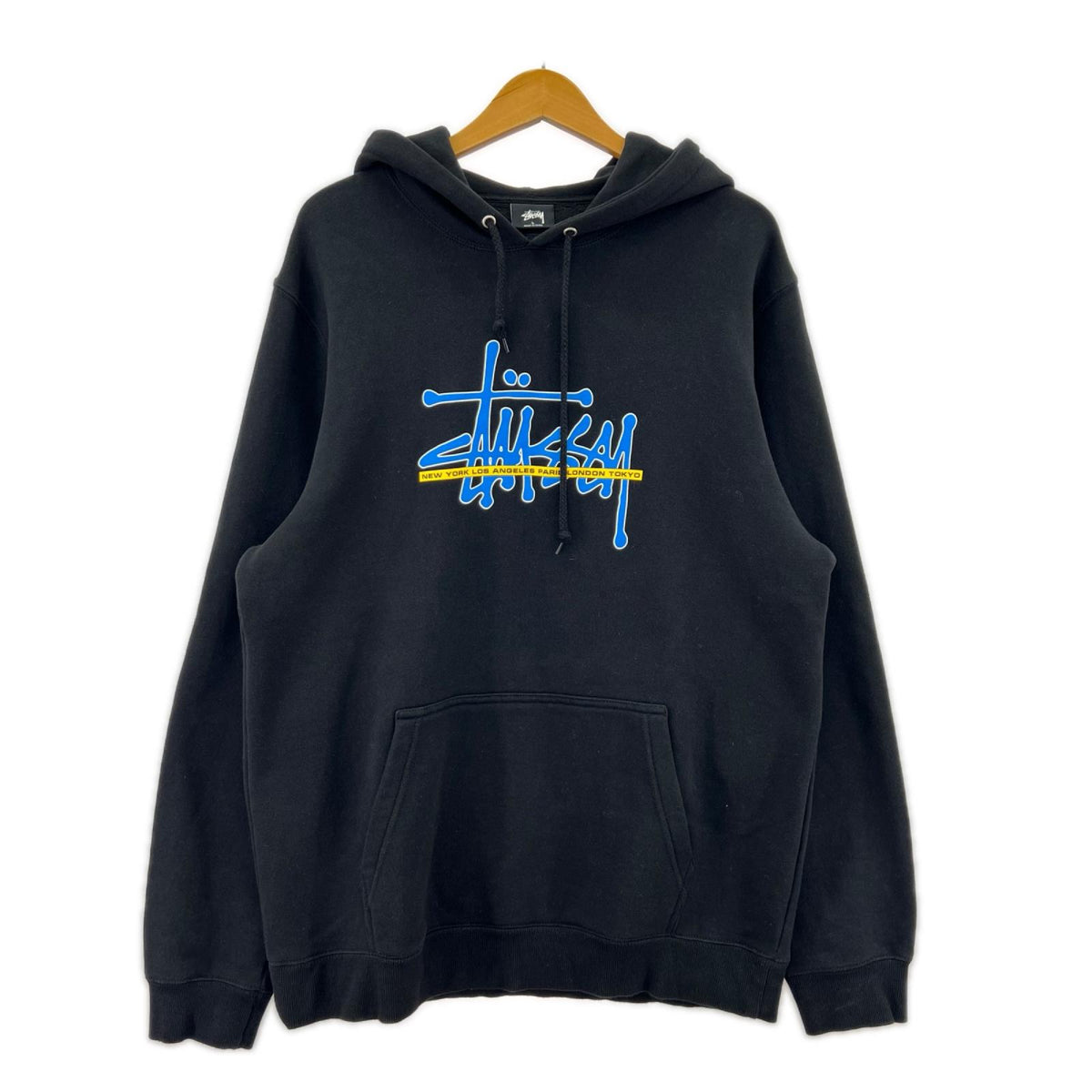 パーカー STUSSY パーカー L ブラック
