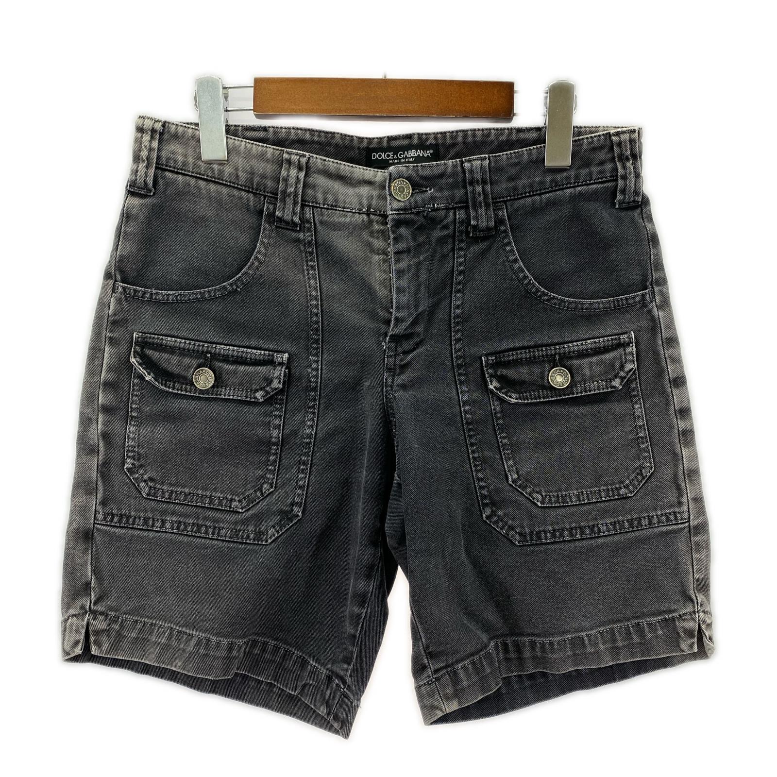 ショートパンツ ﾃﾞﾆﾑｼｮｰﾂ BLK W31 44 ブラック
