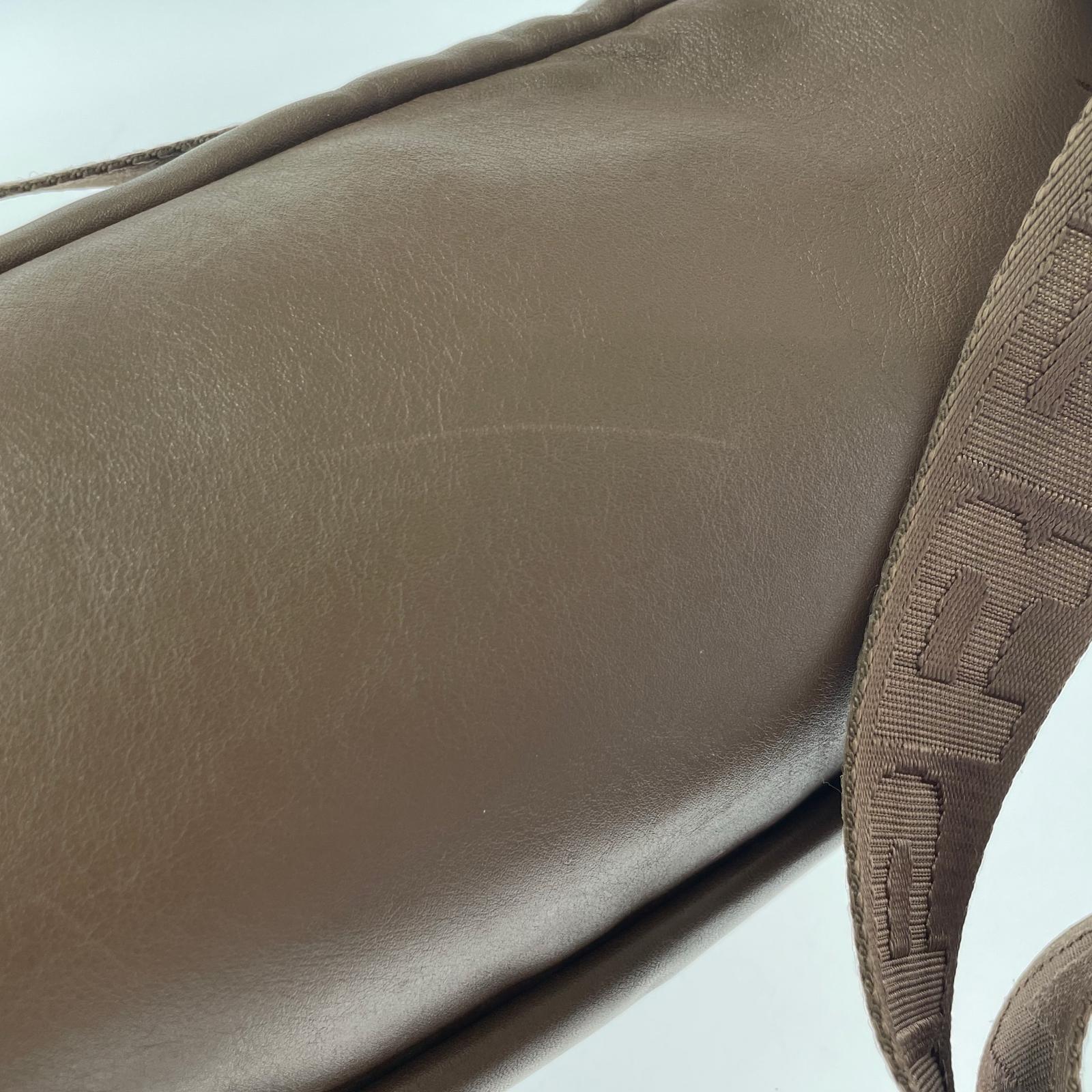 ショルダーバッグ leather waist bag 24AW ブラウン
