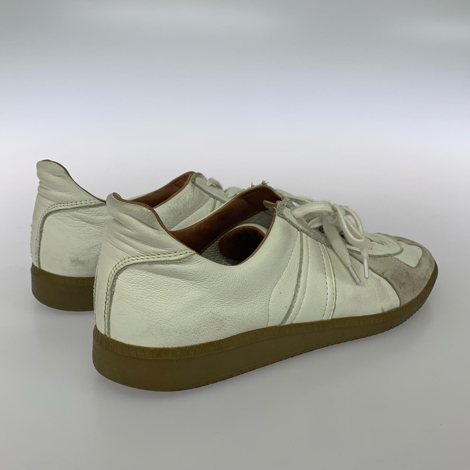 シューズ REPRODUCTION OF FOUND ジャーマントレーナー 白 40 ホワイト