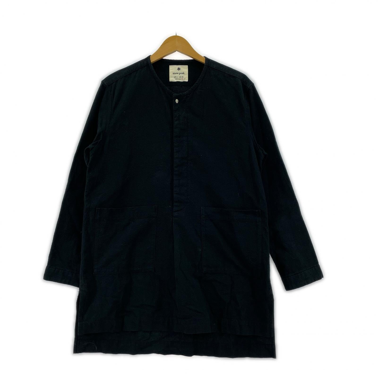 長袖シャツ Shijira Sleeping Shirt 黒 S S ブラック