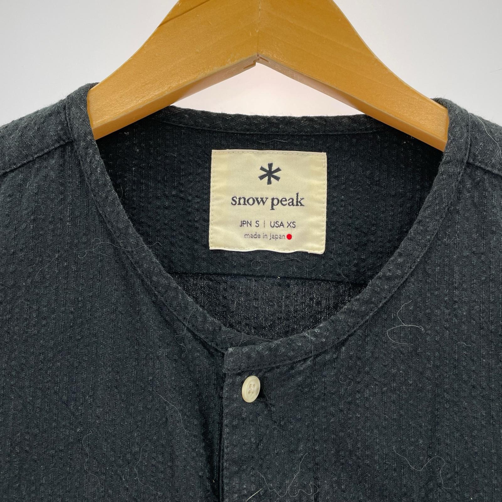 長袖シャツ Shijira Sleeping Shirt 黒 S S ブラック