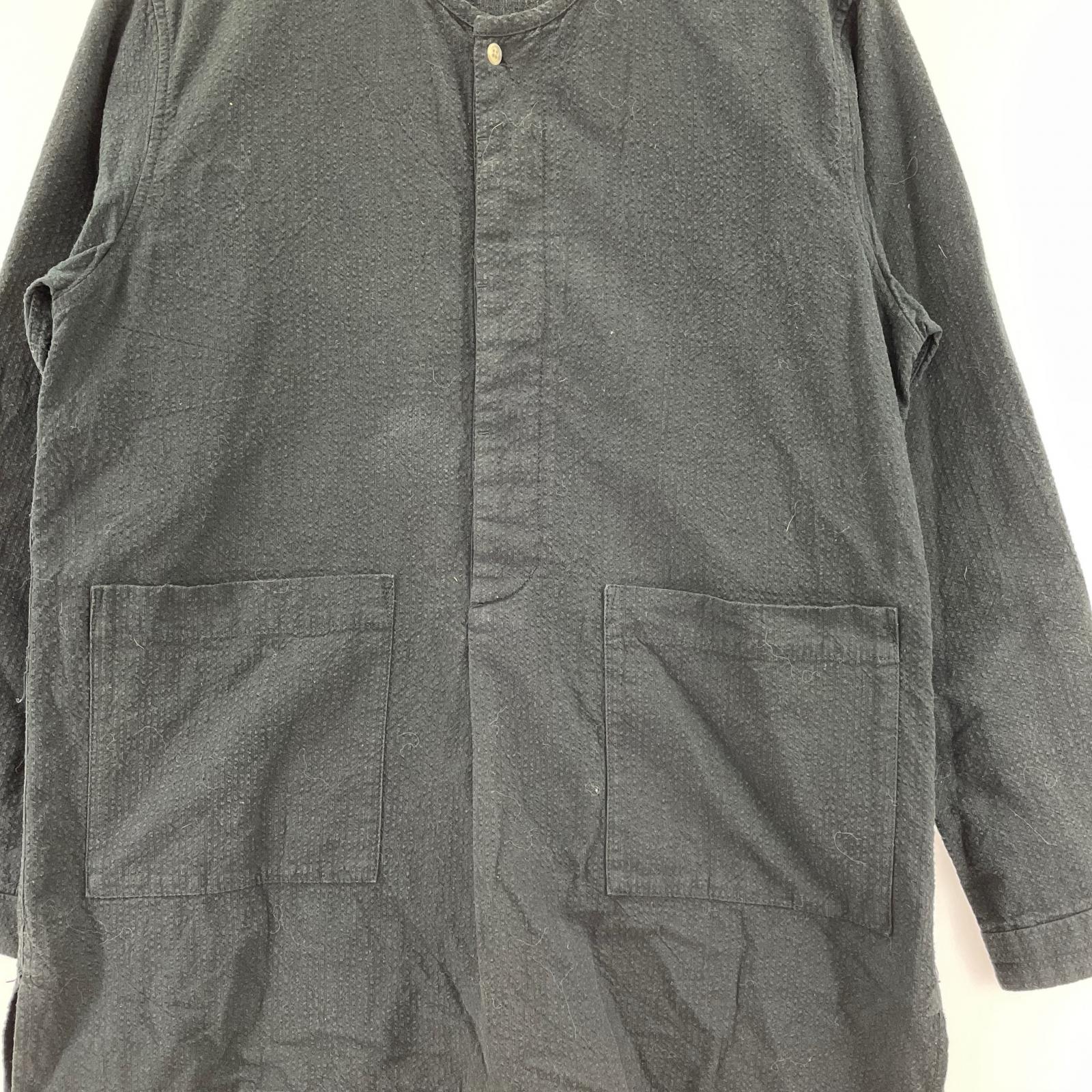 長袖シャツ Shijira Sleeping Shirt 黒 S S ブラック