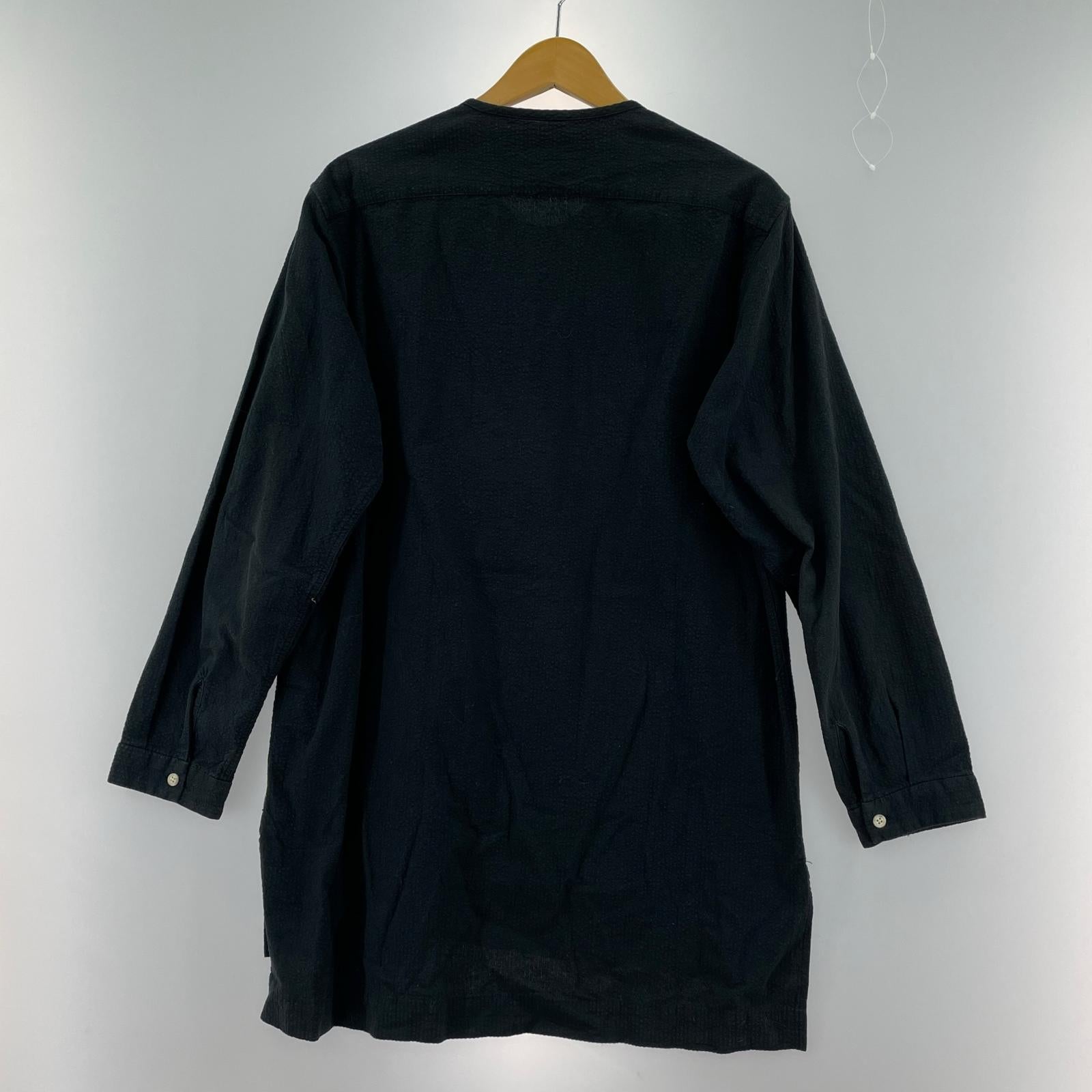 長袖シャツ Shijira Sleeping Shirt 黒 S S ブラック