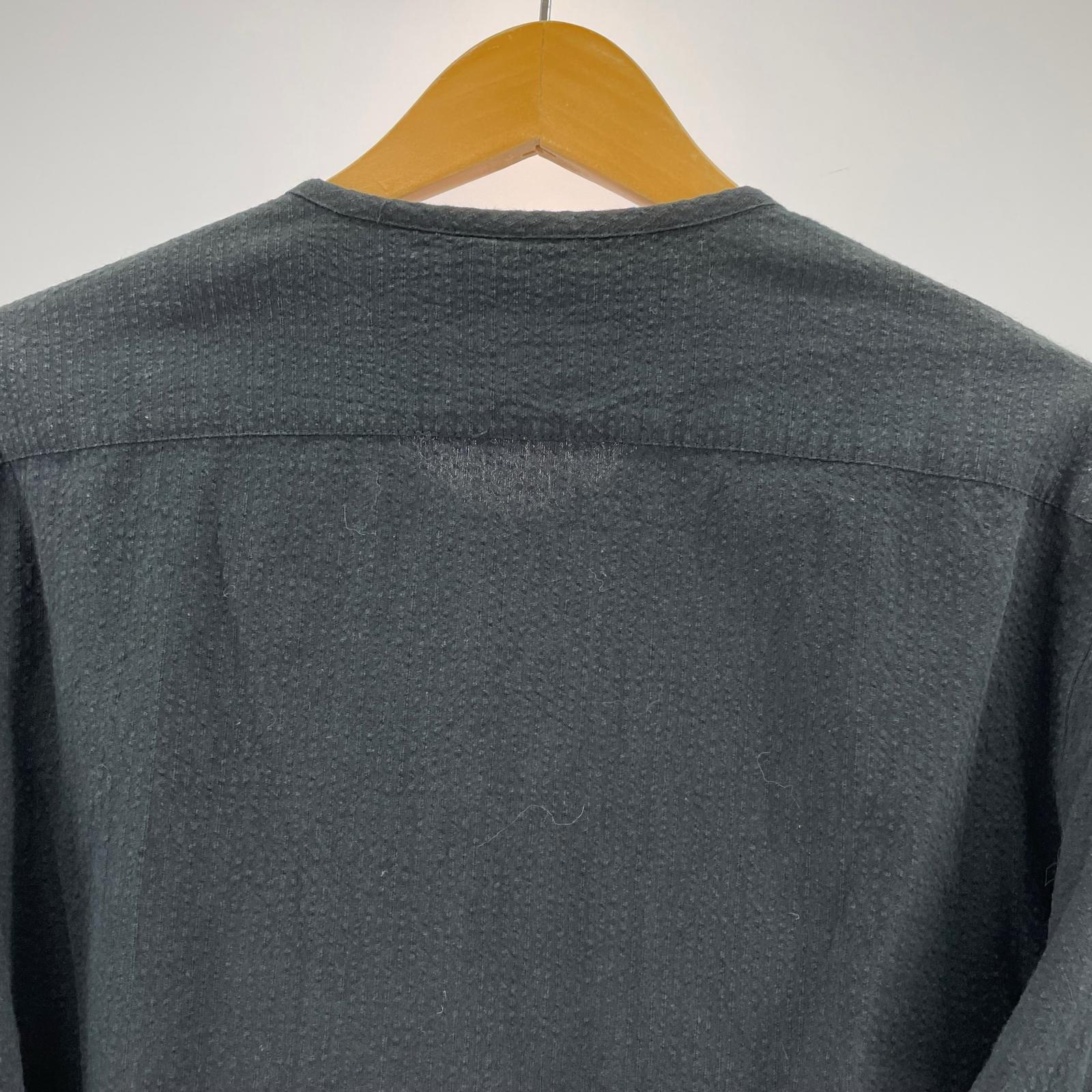 長袖シャツ Shijira Sleeping Shirt 黒 S S ブラック