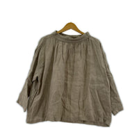 長袖Ｔシャツ リネン ベージュ ベージュ