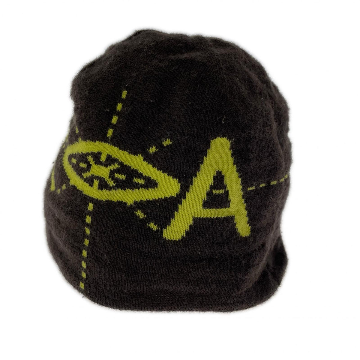 ニットキャップ ROA DIAL WOOL BEANIE 茶 ブラウン