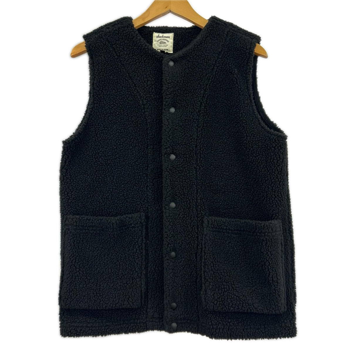 ジャケット BOA VEST ﾌﾞﾗｯｸ S S ブラック