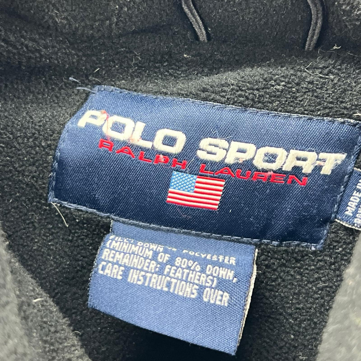 ダウンジャケット 90s POLO SPORT NVY XL LL ネイビー