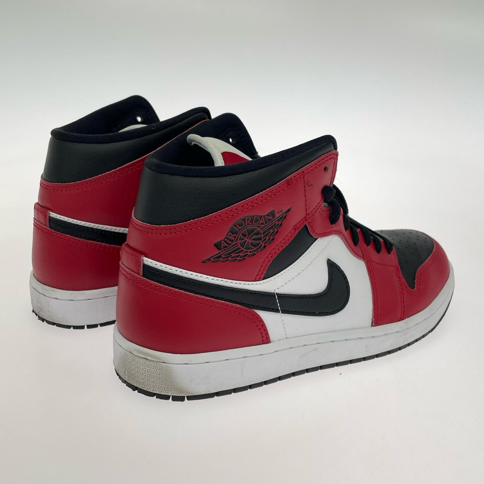 スニーカー Air Jordan 1 Mid Chicago Black Toe 27cm (US9 UK8 1/2 EU44) レッド