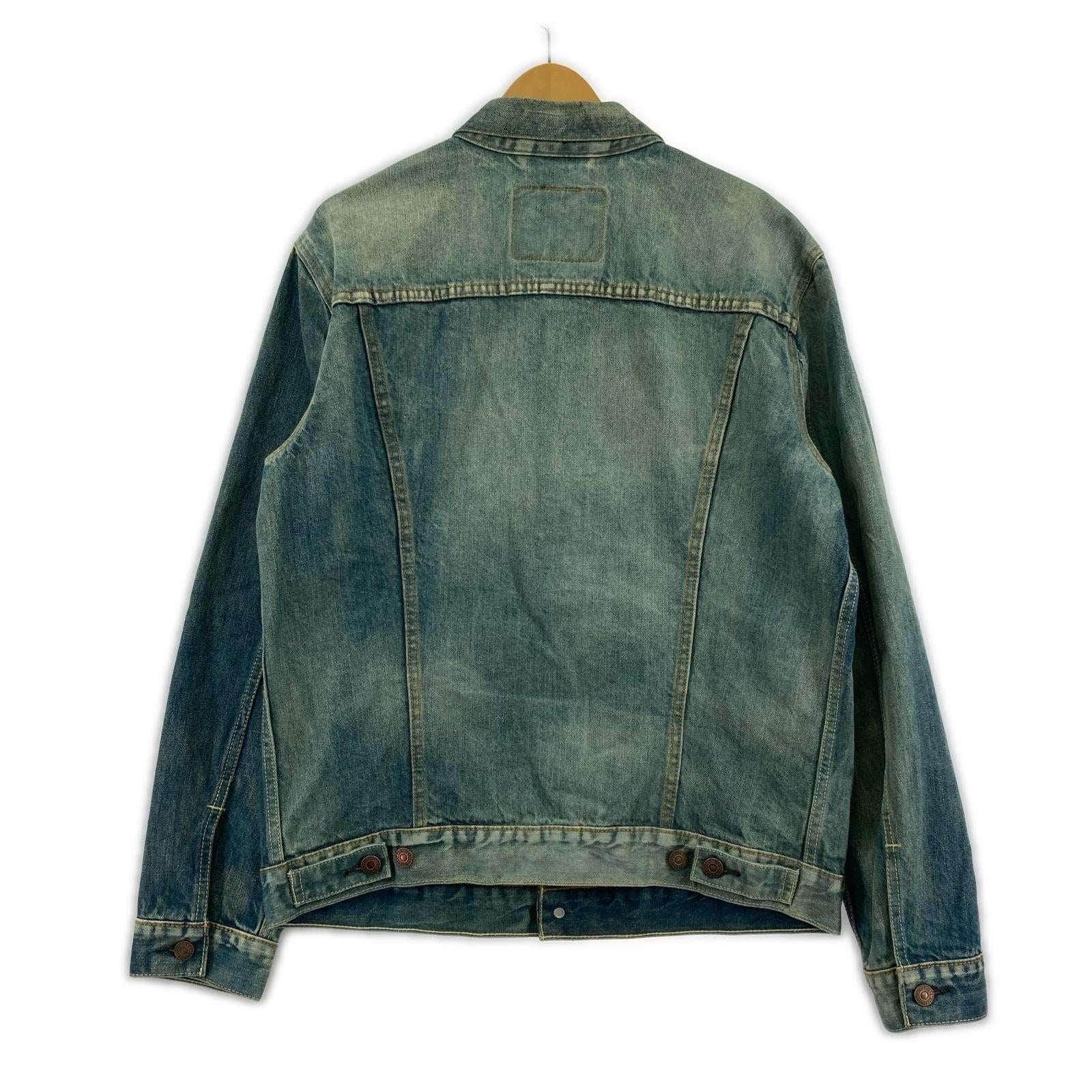 デニムジャケット トラッカーデニムジャケット IDG L ブルー