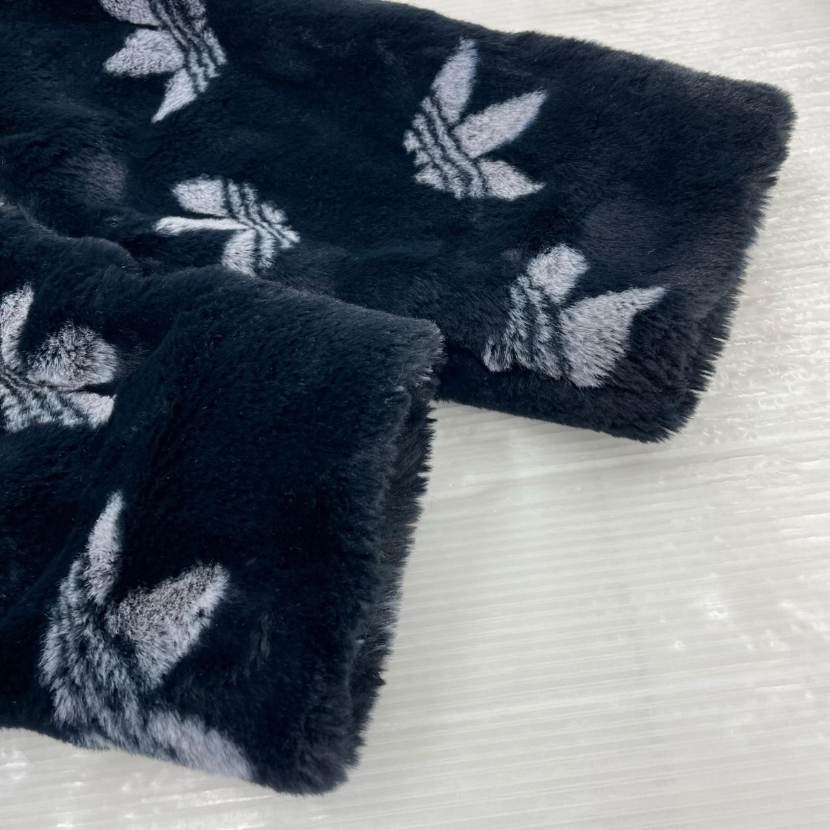 ジャケット MONOGRAM FUR JACKET 黒 (XS)