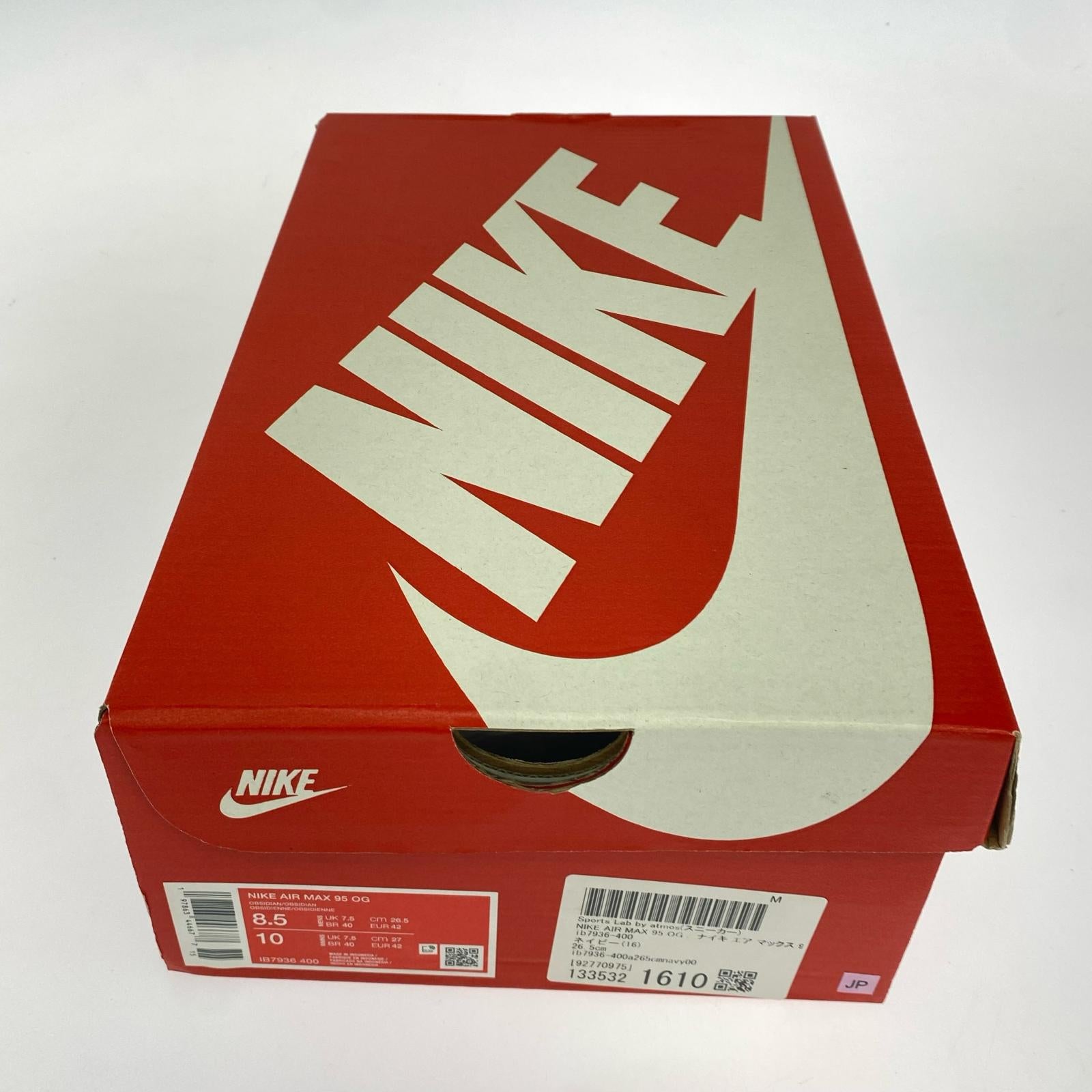 スニーカー Air Max 95 OG Big Bubble Obsidian 26.5cm (US8 1/2 UK8 EU43) ネイビー