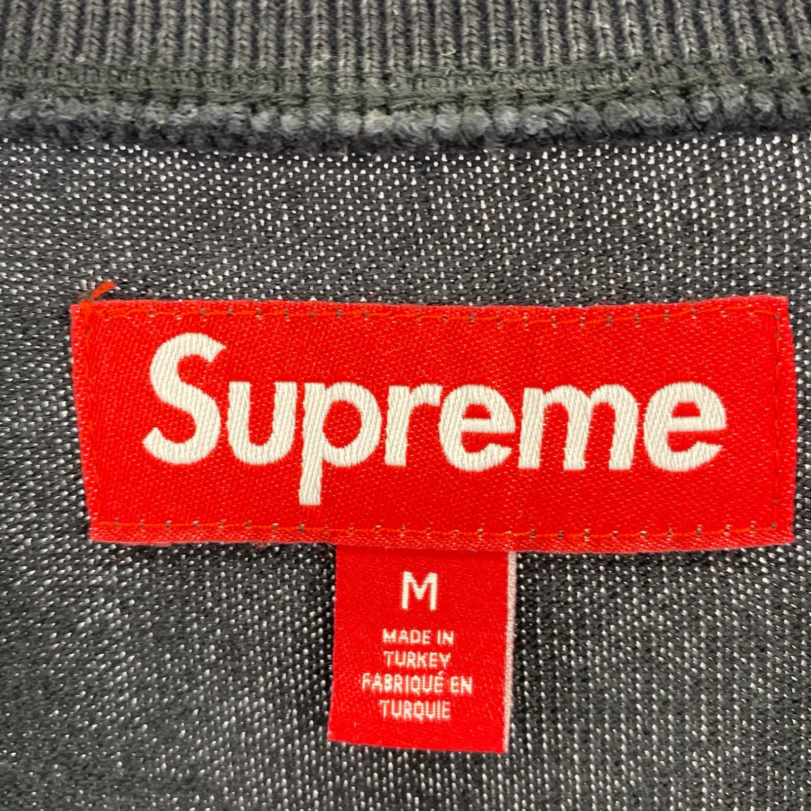 長袖Ｔシャツ Supreme Paneled Piping L/S Top BLK M M ブラック