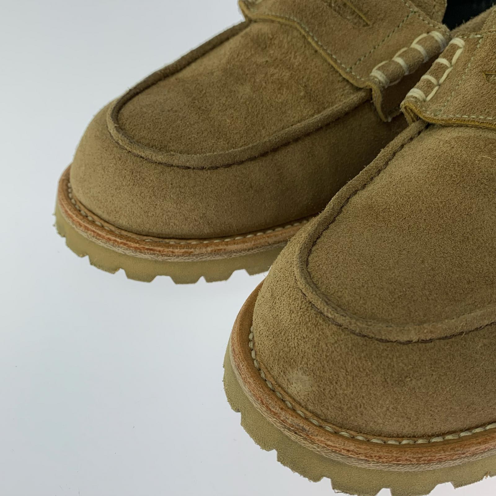 シューズ Shoe&Co. 838S スエード ローファー ベージュ 24.5cm 24.5cm (US6 1/2 UK6 EU39) ベージュ