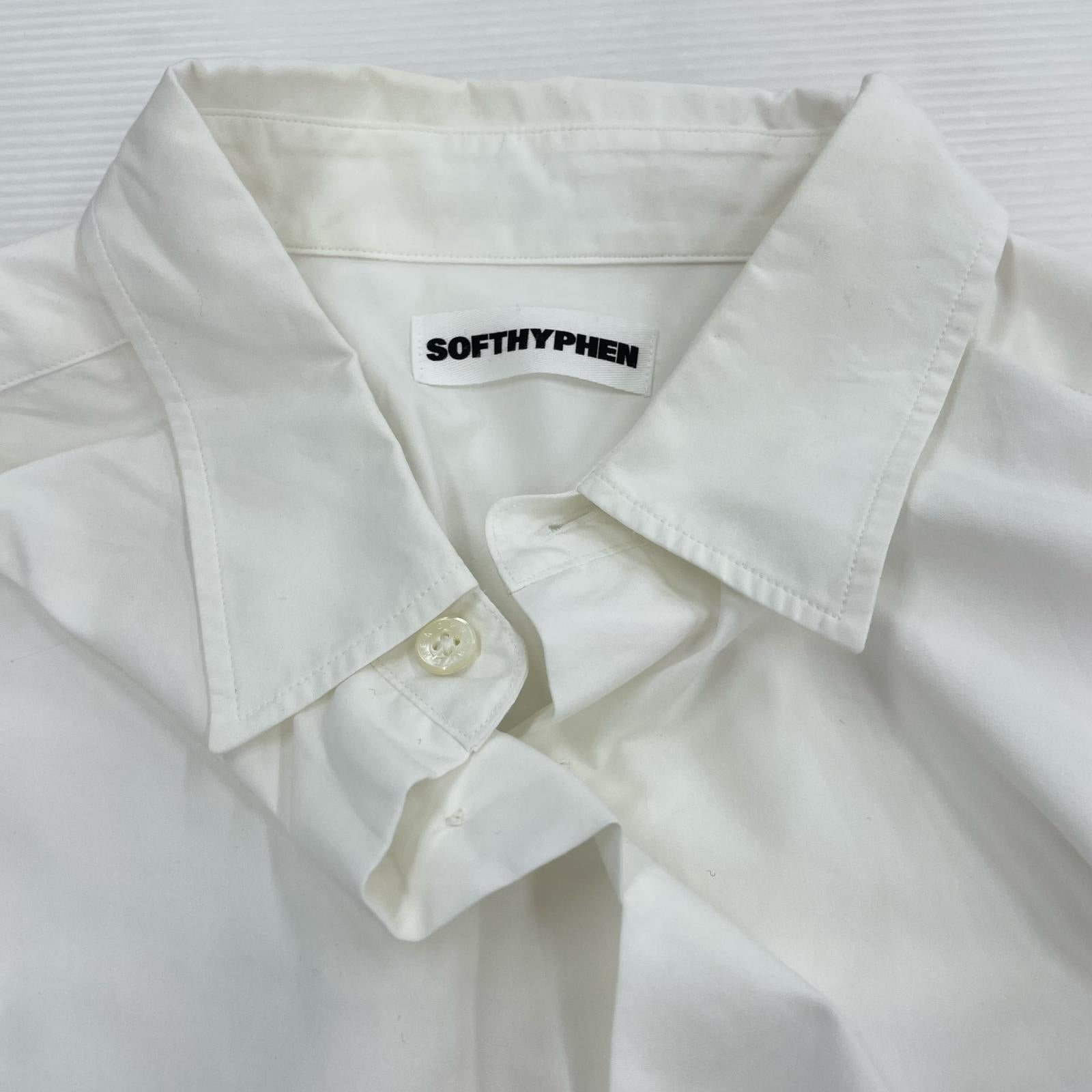 長袖シャツ SOFTHYPHEN ホワイト