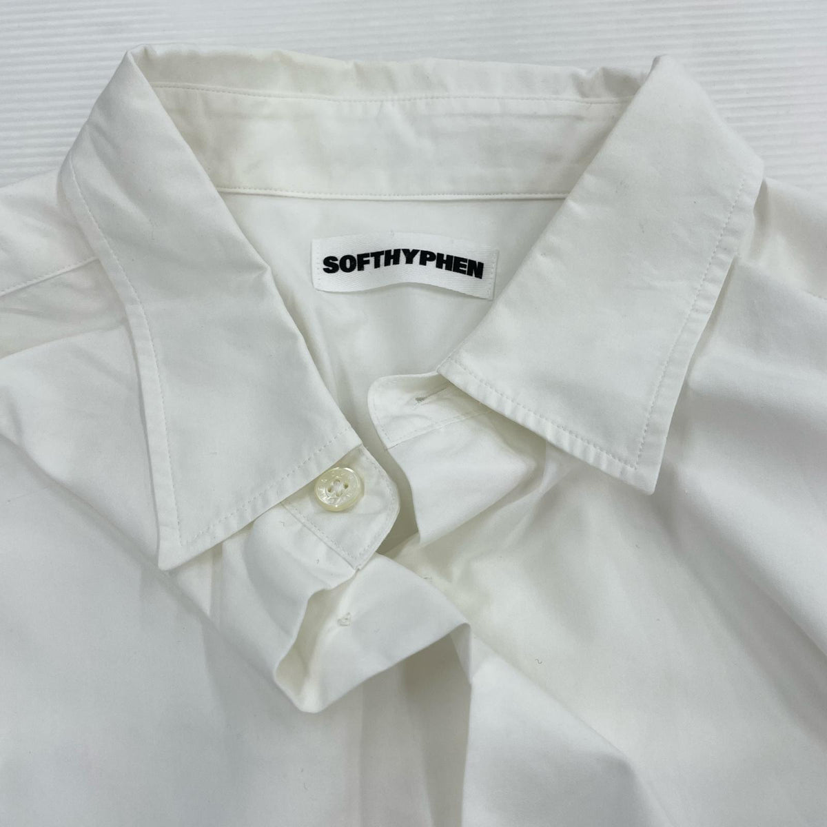 長袖シャツ SOFTHYPHEN ホワイト