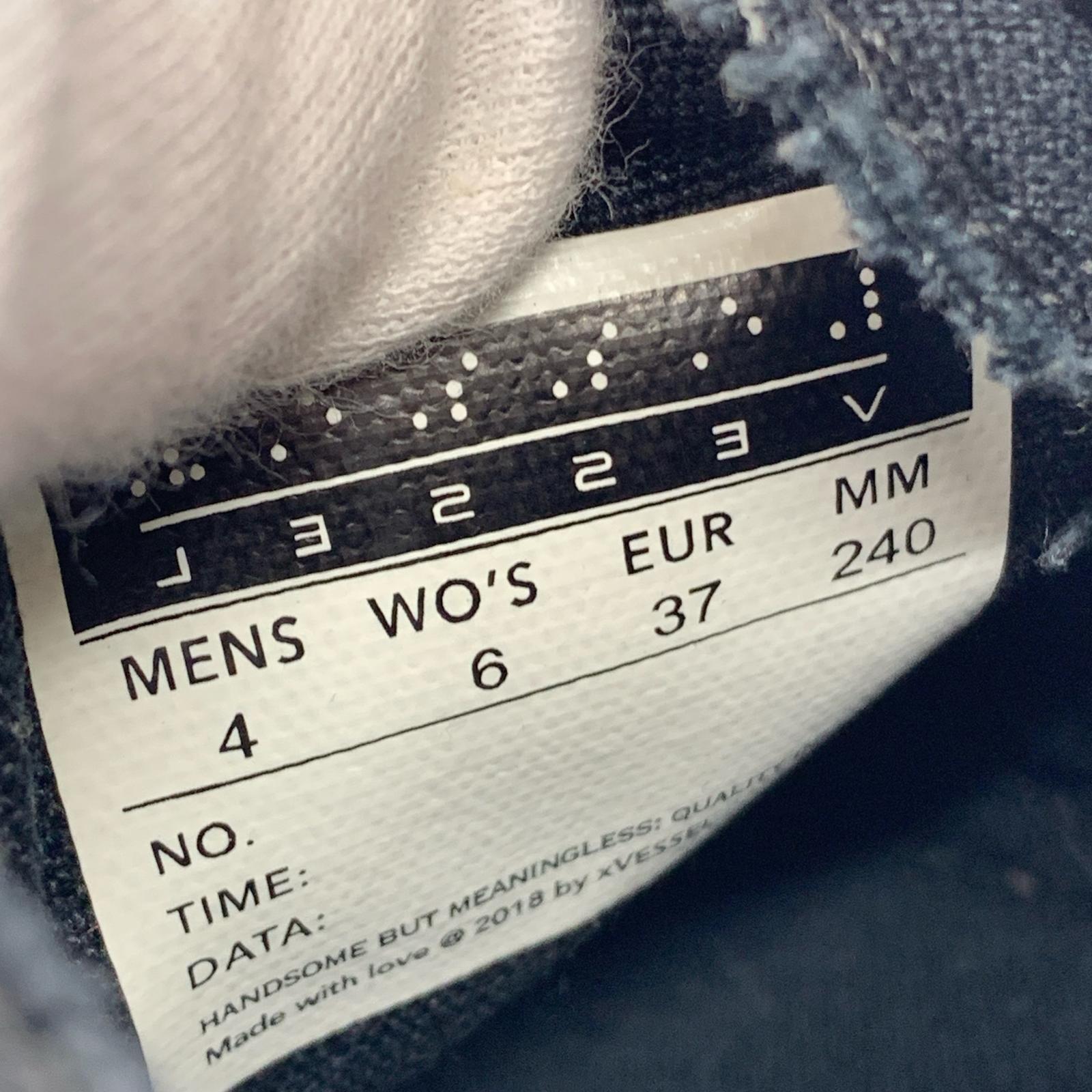 スニーカー Yohji Yamamoto VESSEL スニーカー 24.0 24cm (US6 UK5 1/2 EU38) ブラック