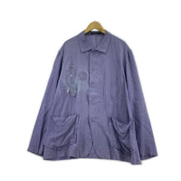 ジャケット Yohji Yamamoto POUR HOMME 96SS 花と少年期 レーヨンシャツジャケット M パープル M パープル